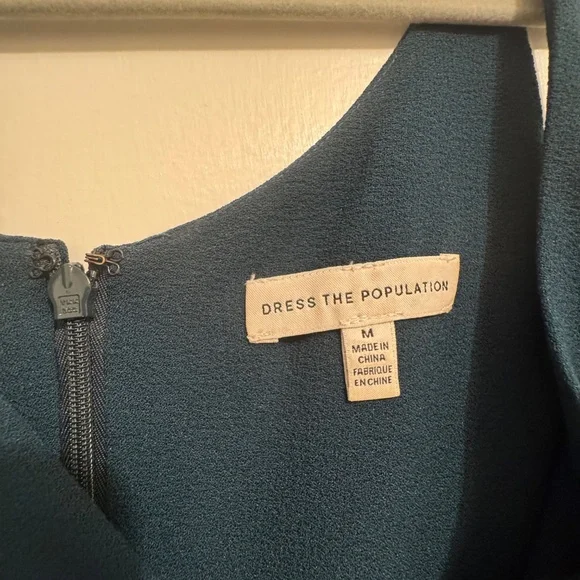 Dress the Population Iris Slit Crepe Gown - Picture 5 of 5